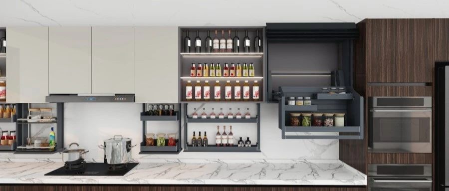 Kitchen Hanging Cabinet Electric Vertical Lift Spice Pullout Kitchen Hanging Cabinet Electric Vertical Lift Spice Pullout