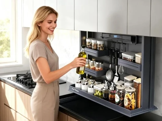 Electric lifting seasoning rack Electric lifting seasoning rack