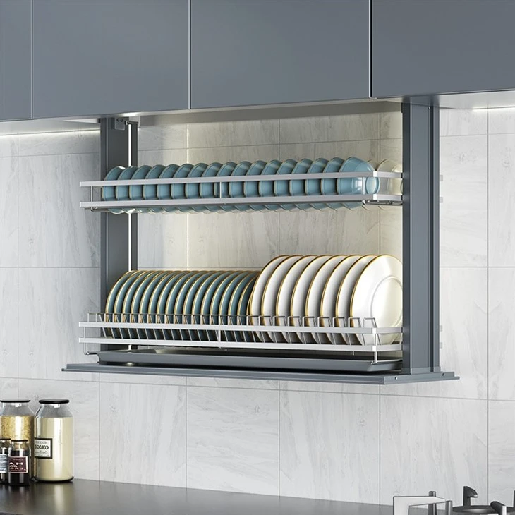 Kitchen Hardware Electric Lift Dish Rack
